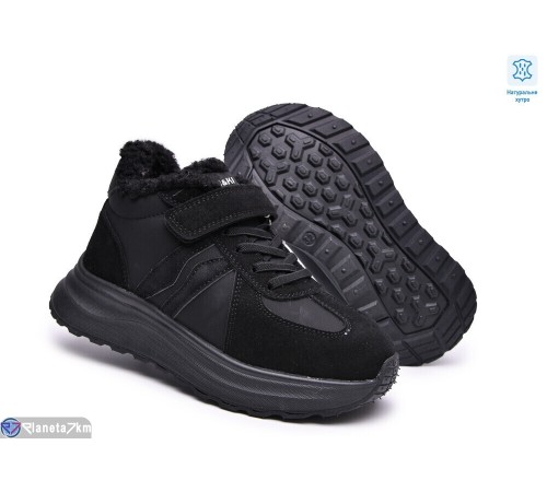 Дитячі кросівки на зиму (8 пар р.32-37) чорний  "TOMMY"