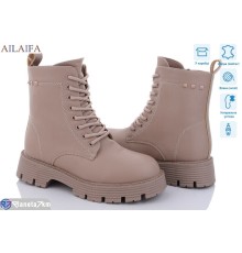 Черевики жіночі на зиму (6 пар р.36-40) бежевий  "Latifa"