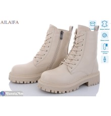 Черевики жіночі на зиму (6 пар р.36-41) бежевий  "Latifa"