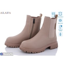 Черевики жіночі на зиму (6 пар р.36-41) бежевий  "Latifa"