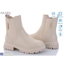 Черевики жіночі на зиму (6 пар р.36-40) бежевий  "Latifa"