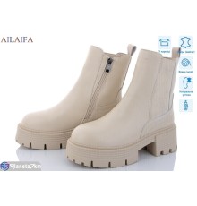 Черевики жіночі на зиму (6 пар р.36-40) бежевий  "Latifa"