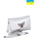 Сумка жіноча 17*27*7 см,  срібний  "Lusia"