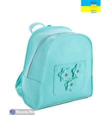 Рюкзак жіночий 25*23*8 см,  зелений  "Lusia"