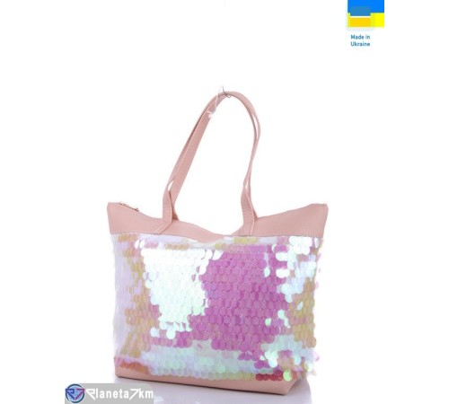 Сумка жіноча 33*33*22 см,  рожевий  "Lusia"