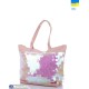 Сумка жіноча 33*33*22 см,  рожевий  "Lusia"