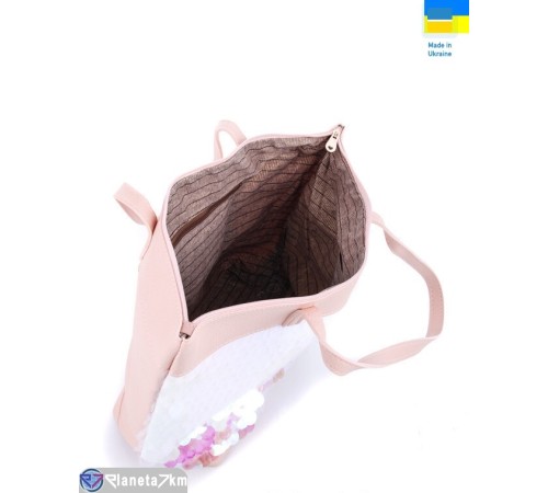 Сумка жіноча 33*33*22 см,  рожевий  "Lusia"