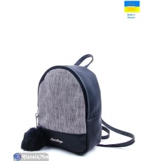 Рюкзак жіночий 27*23*10 см,  чорний  "Lusia"