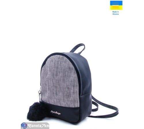 Рюкзак жіночий 27*23*10 см,  чорний  "Lusia"