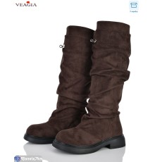 Чоботи жіночі на зиму (8 пар р.37-40) коричневий  "Veagia-ADA"