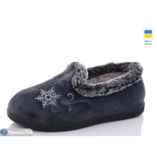 Тапки жіночі на зиму (6 пар р.37-42) сірий  "Korka"