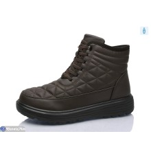 Черевики жіночі на зиму (8 пар р.37-42) коричневий  "Asito"