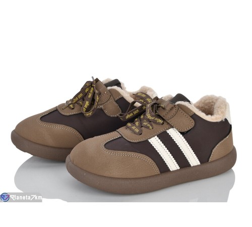 Дитячі кросівки на зиму (8 пар р.32-38) коричневий  "Laifakids"