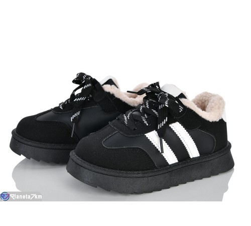 Дитячі кросівки на зиму (8 пар р.31-38) чорний  "Laifakids"