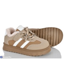 Дитячі кросівки на зиму (8 пар р.31-38) коричневий  "Laifakids"