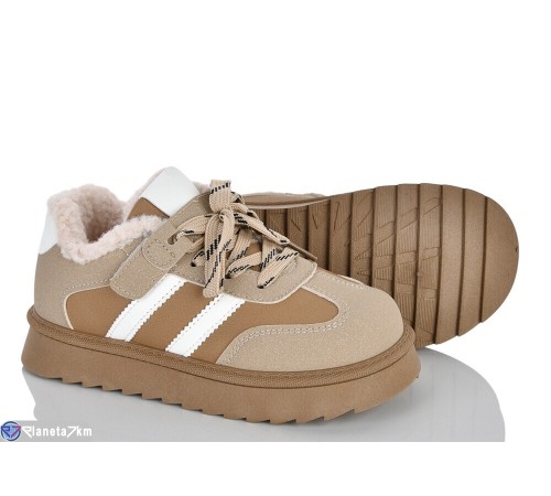 Дитячі кросівки на зиму (8 пар р.31-38) коричневий  "Laifakids"