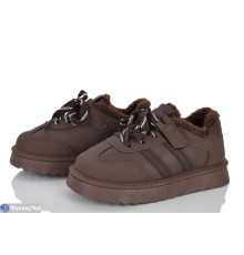 Дитячі кросівки на зиму (8 пар р.31-38) коричневий  "Laifakids"
