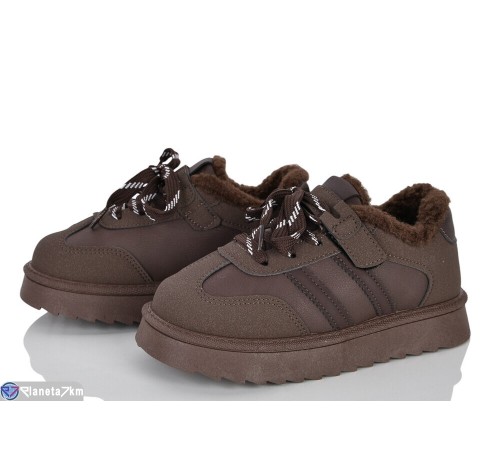 Дитячі кросівки на зиму (8 пар р.31-38) коричневий  "Laifakids"