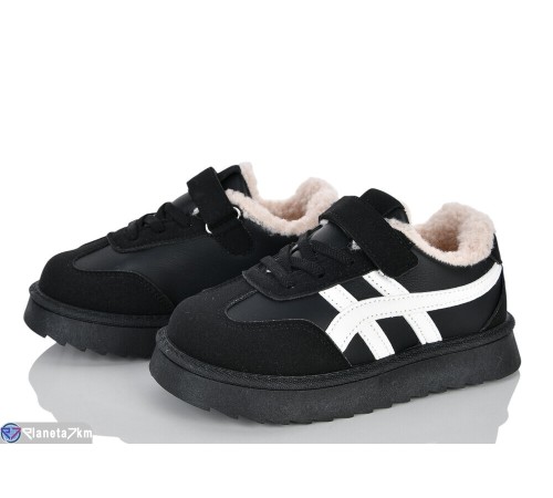Дитячі кросівки на зиму (8 пар р.31-38) чорний  "Laifakids"
