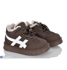 Черевики дитячі на зиму (8 пар р.31-38) коричневий  "Laifakids"