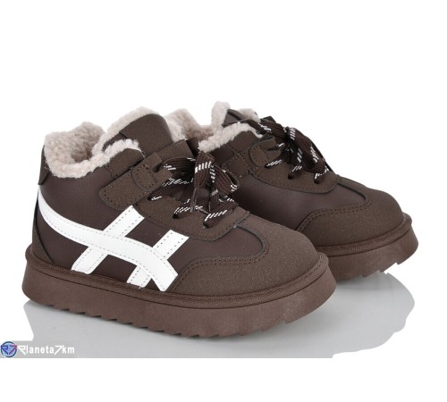 Черевики дитячі на зиму (8 пар р.31-38) коричневий  "Laifakids"