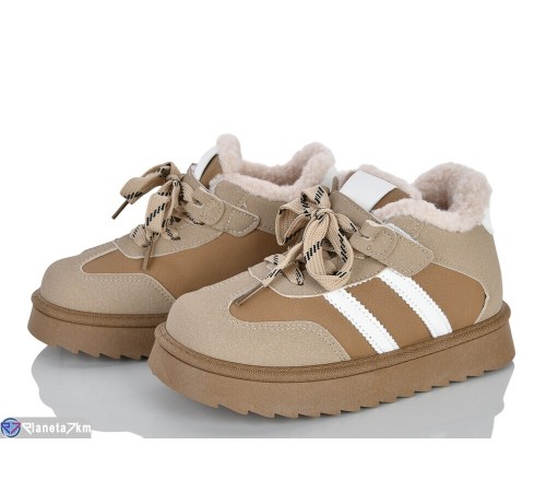 Черевики дитячі на зиму (8 пар р.31-38) коричневий  "Laifakids"
