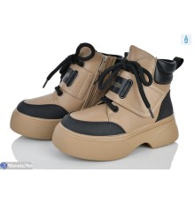 Черевики дитячі на зиму (8 пар р.32-37) коричневий  "Laifakids"