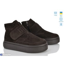 Черевики жіночі на зиму (6 пар р.36-40) коричневий  "STELUSA"