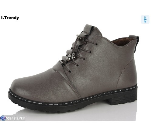 Черевики жіночі на весну/осінь (8 пар р.36-41) коричневий  "Trendy"