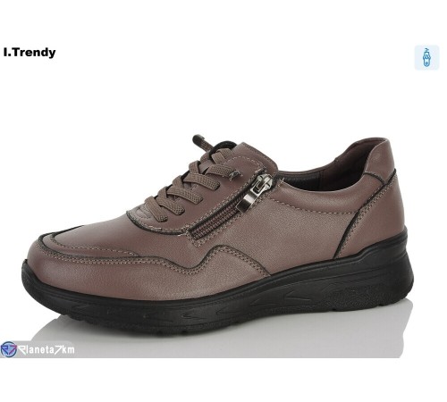 Кросівки жіночі на весну/осінь (8 пар р.36-41) коричневий  "Trendy"