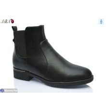 Черевики жіночі на зиму (6 пар р.36-41) чорний  "Aba"