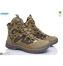 Черевики чоловічі на зиму (8 пар р.40-45) зелений  "LEOBAZA"