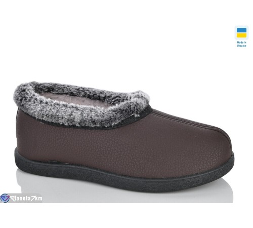 Тапки жіночі на зиму (6 пар р.37-42) коричневий  "Korka"