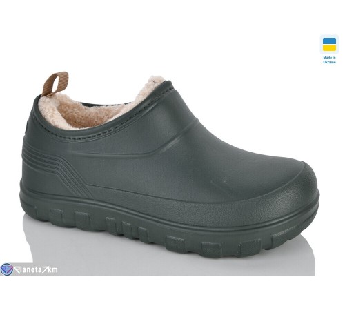 Калоші жіночі на зиму (8 пар р.37-41) зелений  "Korka"