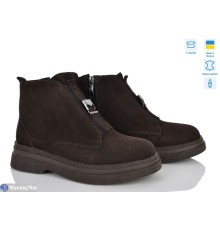 Черевики жіночі на зиму (6 пар р.37-40) коричневий  "Linda"