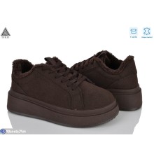 Кросівки жіночі на зиму (8 пар р.36-41) коричневий  "STILLI Group"