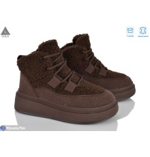 Черевики жіночі на зиму (8 пар р.36-41) коричневий  "STILLI Group"