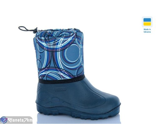 Дитячі чоботи з піни на зиму (8 пар р.30-37) синій  "MURMUR"