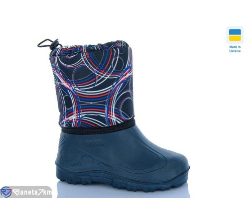 Дитячі чоботи з піни на зиму (8 пар р.30-37) синій  "MURMUR"