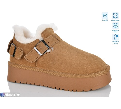 Уггі жіночі на зиму (8 пар р.36-41) camel  "Belossa"