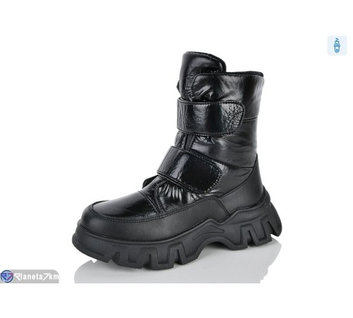 Дутики дитячі на зиму (8 пар р.33-38) чорний  "Laifakids"
