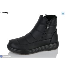 Черевики жіночі на зиму (8 пар р.36-41) чорний  "Trendy"