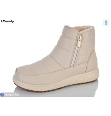 Черевики жіночі на зиму (8 пар р.36-41) бежевий  "Trendy"