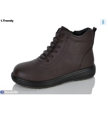 Черевики жіночі на зиму (8 пар р.36-41) коричневий  "Trendy"