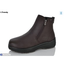 Черевики жіночі на зиму (8 пар р.37-42) коричневий  "Trendy"