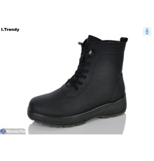 Черевики жіночі на зиму (8 пар р.37-42) чорний  "Trendy"