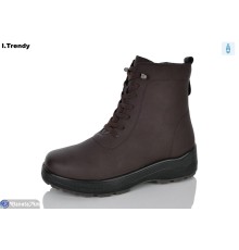 Черевики жіночі на зиму (8 пар р.37-42) коричневий  "Trendy"