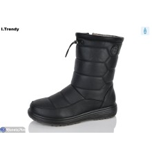 Чоботи жіночі на зиму (8 пар р.36-41) чорний  "Trendy"
