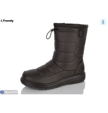 Чоботи жіночі на зиму (8 пар р.36-41) коричневий  "Trendy"