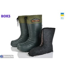 Чоловічі чоботи з піни на зиму (6 пар р.42-45) хакі  "Roks"